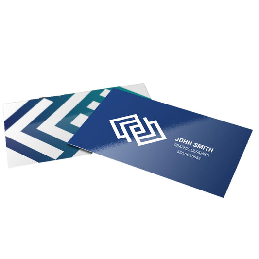 Custom 16pt high gloss UV business cards printed in Ontario - J Media Printing