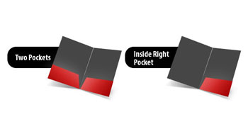 presentation folders pocket types